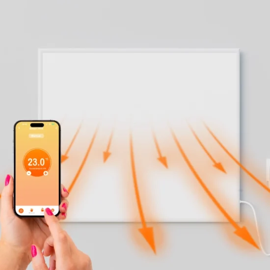 Regulace infrapanelů přes telefon pomocí WiFi termostatu